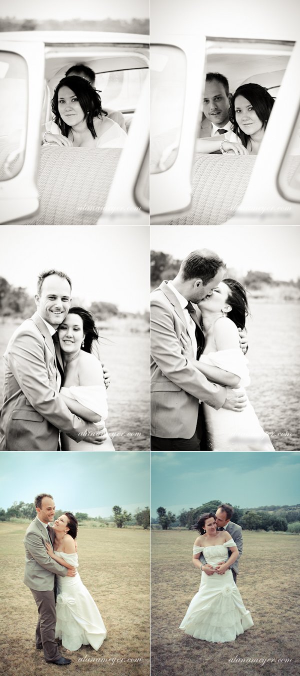 car kiss wedding