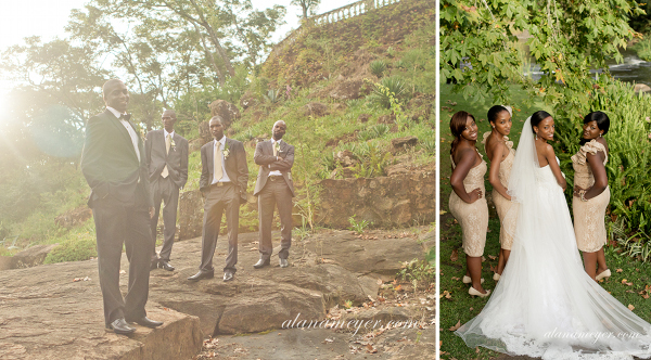 alana meyer wedding photographer groomsmen bridesmaids zimbabwe