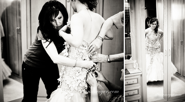 getting dressed