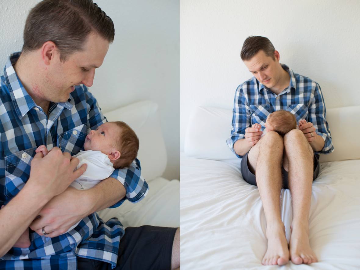 Newborn photo session with Daniel