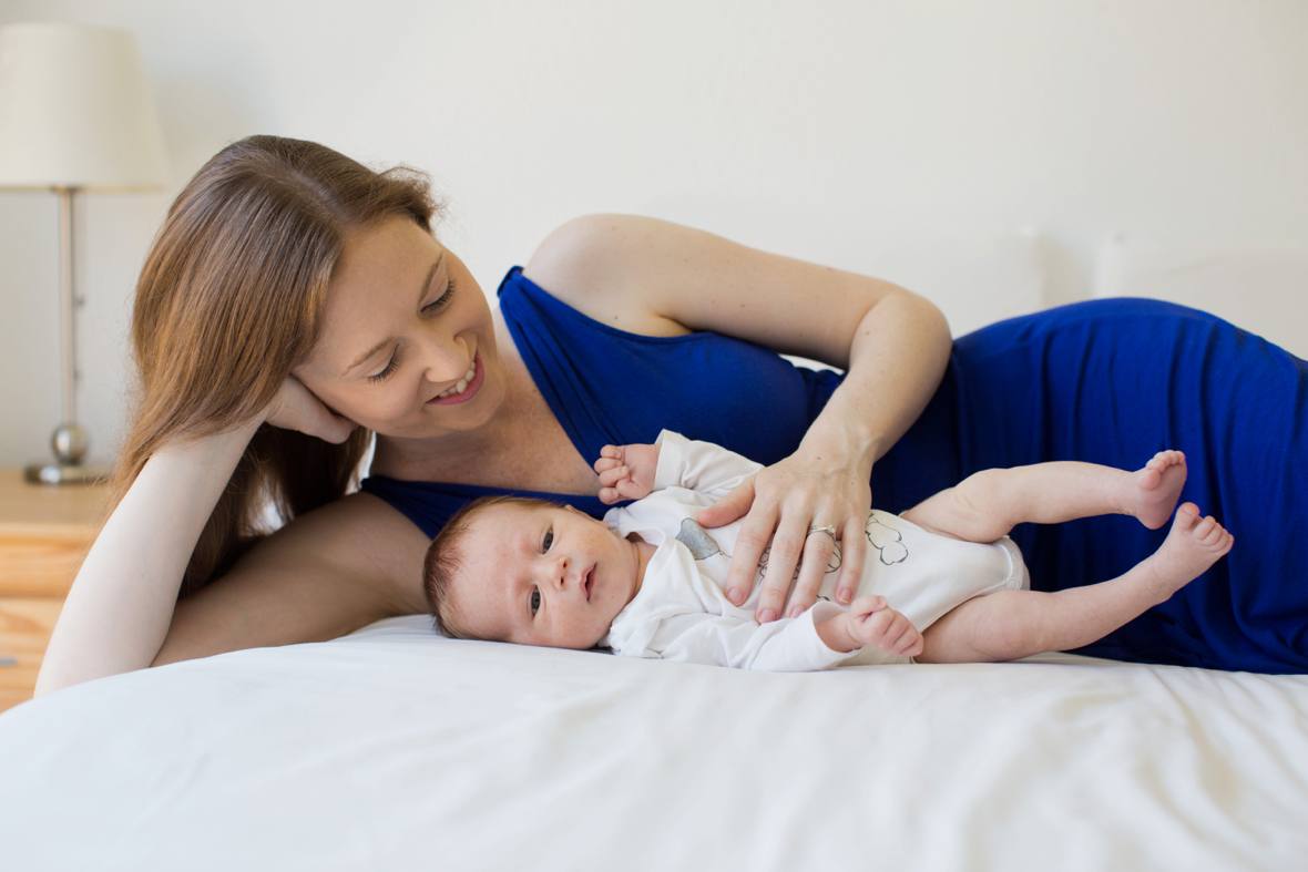 Newborn photo session with Daniel