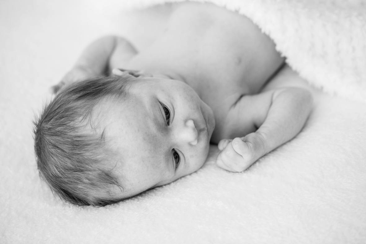 Newborn photo session with Daniel