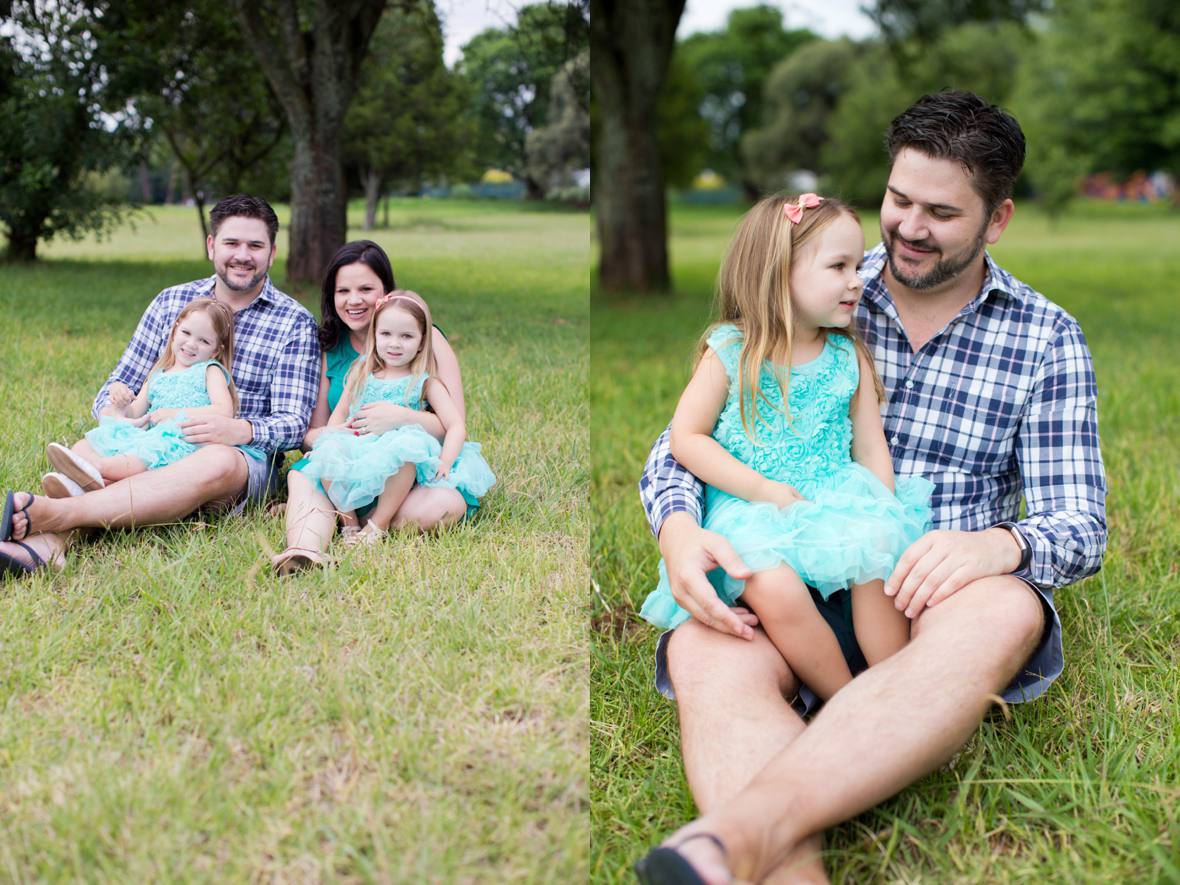 twin family photo shoot